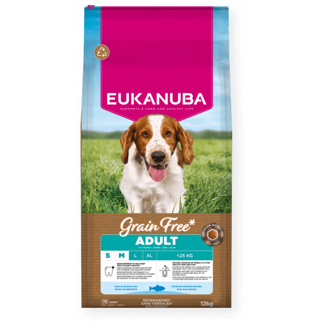Grain Free Adult Small and Medium Breed Rich in Ocean Fish