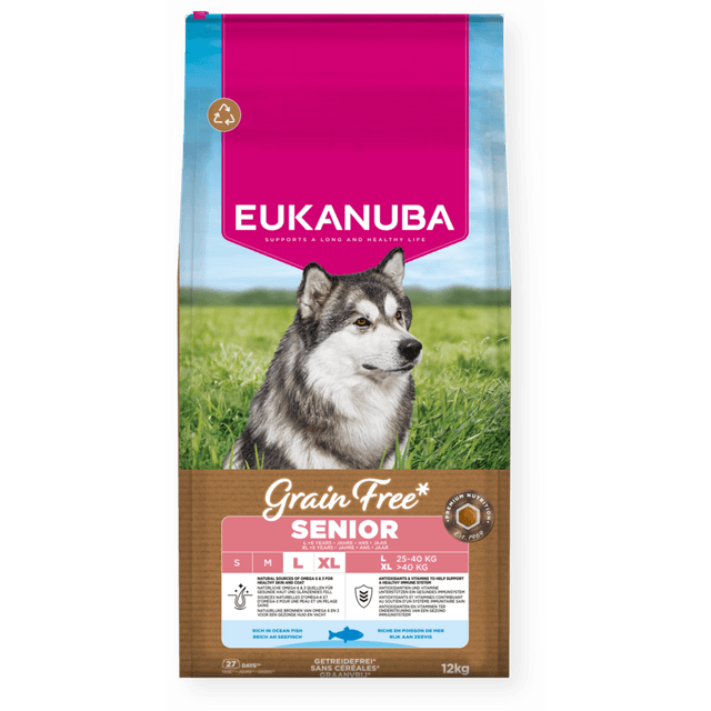 Grain Free Senior Large Breed Rich in Ocean Fish