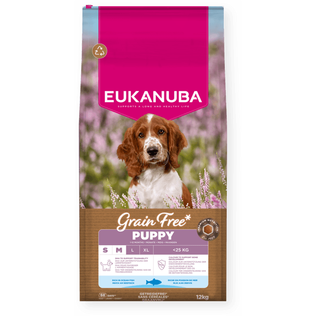 Grain Free Puppy Small and Medium Breed Rich in Ocean Fish