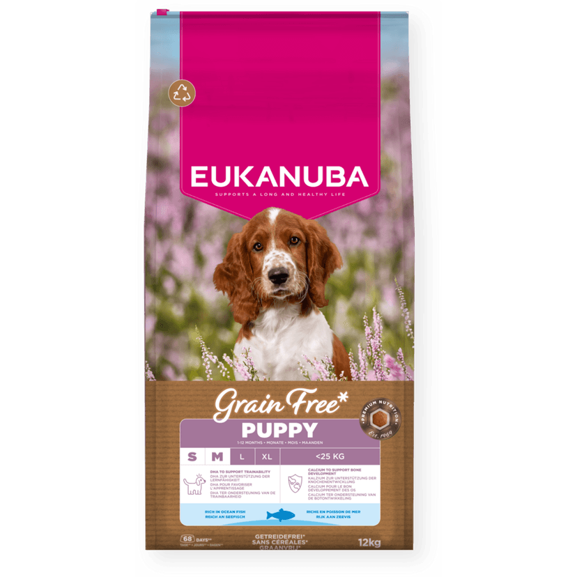 Grain Free Puppy Small and Medium Breed Rich in Ocean Fish